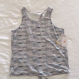 NWT Zelos Active Top- Open Back Size L